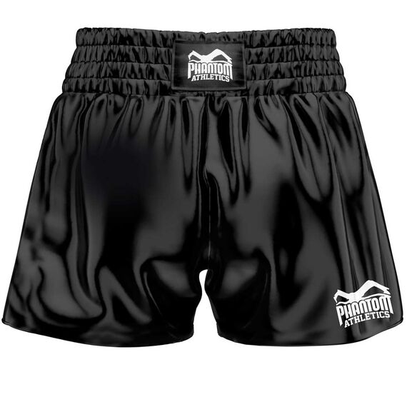 Short de Muay Thai Team, Taille: M, Couleur: Noir, 2 image