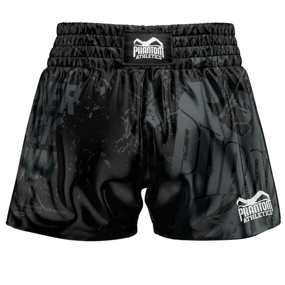 Short de Muay Thai Eagle, Taille: XL, Couleur: Noir, 2 image