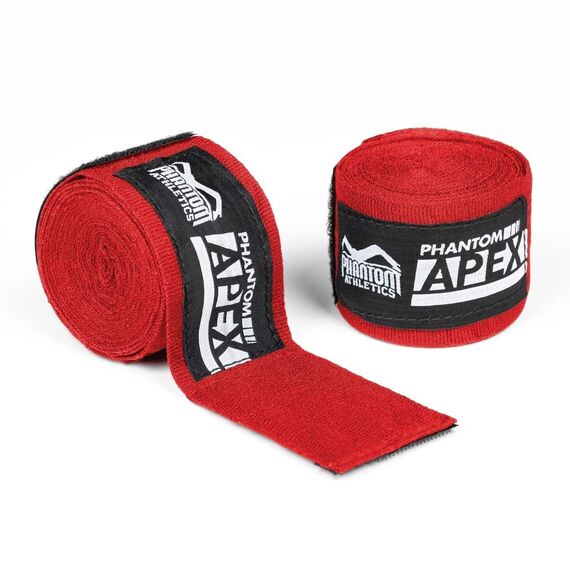 Bandes de boxe Apex, Couleur: Rouge, Longueur: 2.5m