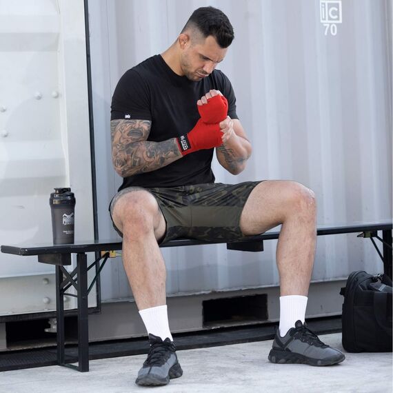 Bandes de boxe Apex, Couleur: Rouge, Longueur: 2.5m, 3 image