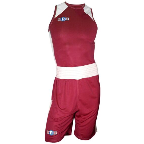 Ringside Elite Outfits, Size: L, Colour: Rot
