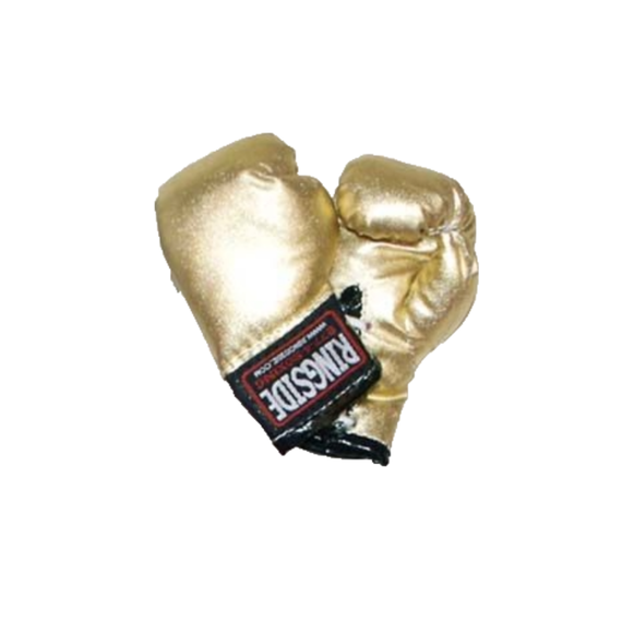 Ringside Miniature Bag Gloves, Taille: Taille unique, Couleur: Dore