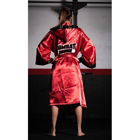 Cape de boxeur Ringside Combat Corner, Taille: XL, Couleur: Rouge, 7 image