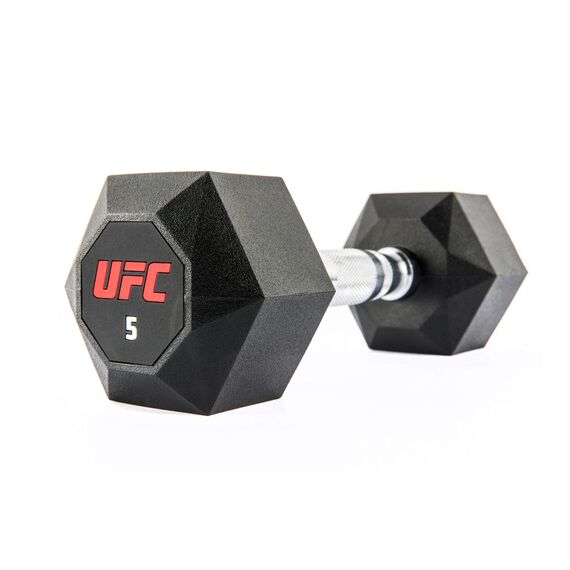 UFC Octagon Haltère hexagonal 5kg, Couleur: Noir, Poids kg: 5 , 6 image