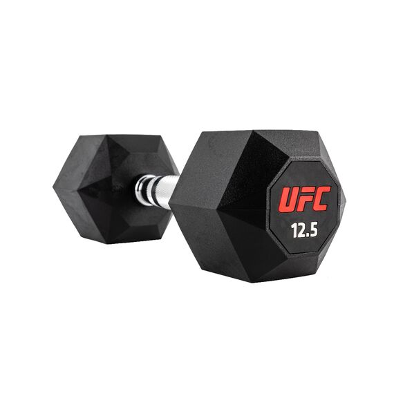UFC Octagon Haltère hexagonale 12.5kg, Couleur: Noir, Poids kg: 12.7 