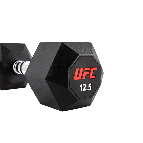 UFC Octagon Haltère hexagonale 12.5kg, Couleur: Noir, Poids kg: 12.7 , 4 image
