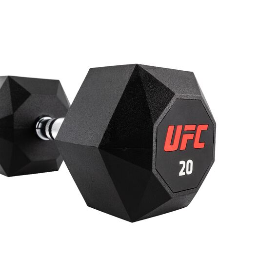 UFC Octagon Dumbbell-20kg, Colour: Schwarz, Additional Weight: 20 kg, 4 image