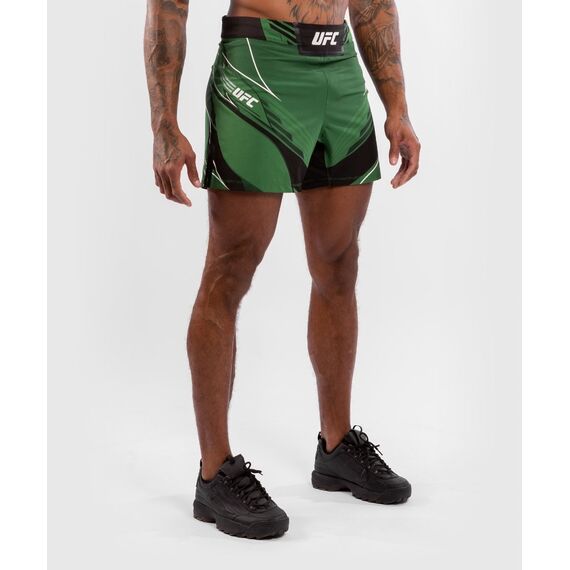 UFC Authentic Fight Night Men's Shorts - Short Fit, Colour: Green, Size: XL, 2 image