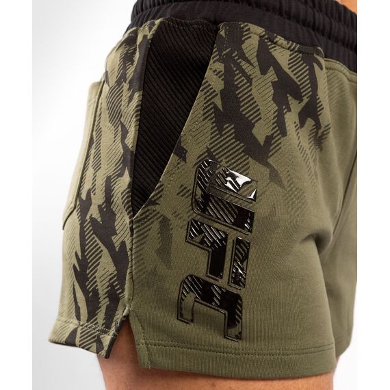 UFC Authentic Fight Week Women's Shorts, Colour: Khaki, Size: M, 2 image