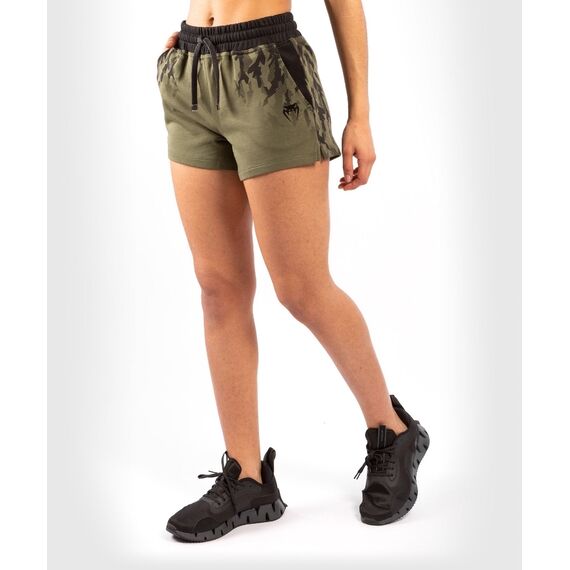 UFC Authentic Fight Week Women's Shorts, Colour: Khaki, Size: M, 4 image