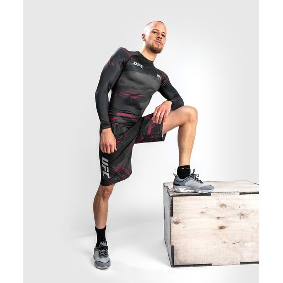 UFC Authentic Fight Week 2.0 Rashguard - Long Sleeves, Size: XL, Colour: Schwarz, 2 image