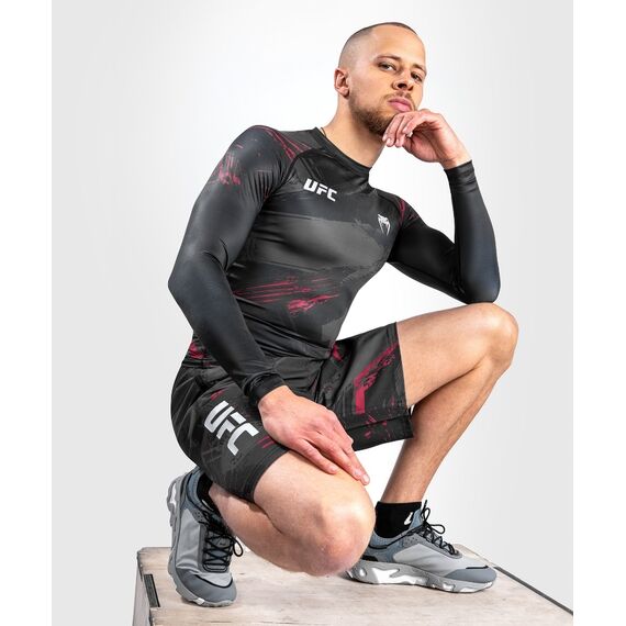 UFC Authentic Fight Week 2.0 Rashguard - Long Sleeves, Size: XL, Colour: Schwarz, 5 image