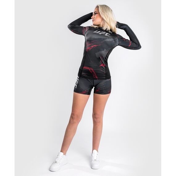 UFC Authentic Fight Week 2.0 Rashguard - Long Sleeves - For Women, Size: L, Colour: Schwarz, 3 image