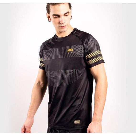 Venum Club 182 Dry Tech T-shirt - Black/Gold, Colour: Schwarz, Size: S, 6 image