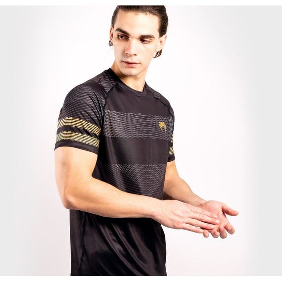 Venum Club 182 Dry Tech T-shirt - Black/Gold, Colour: Schwarz, Size: S, 7 image