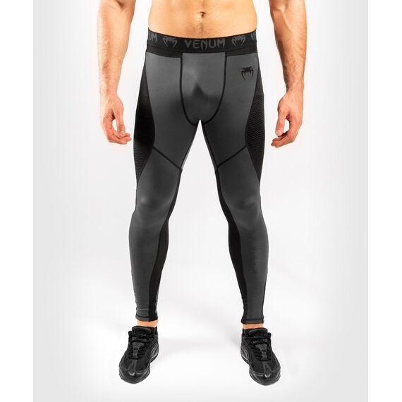 Venum G-Fit Compression Tights - Grey/Black, Size: S, Colour: Grey, Size: S
