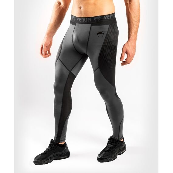Venum G-Fit Compression Tights - Grey/Black, Size: S, Colour: Grey, Size: S, 2 image