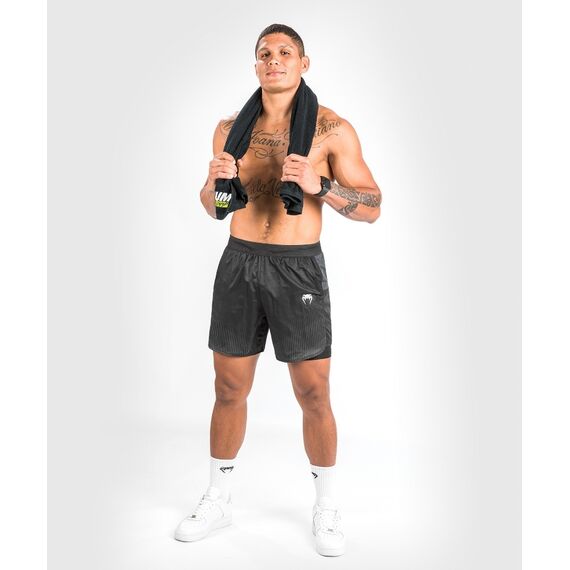 Venum Biomecha 2-In-1 Training Shorts - Black/Grey - XL, Size: XL, Colour: Schwarz, 2 image