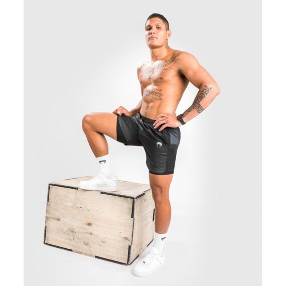 Venum Biomecha 2-In-1 Training Shorts - Black/Grey - XL, Size: XL, Colour: Schwarz, 3 image