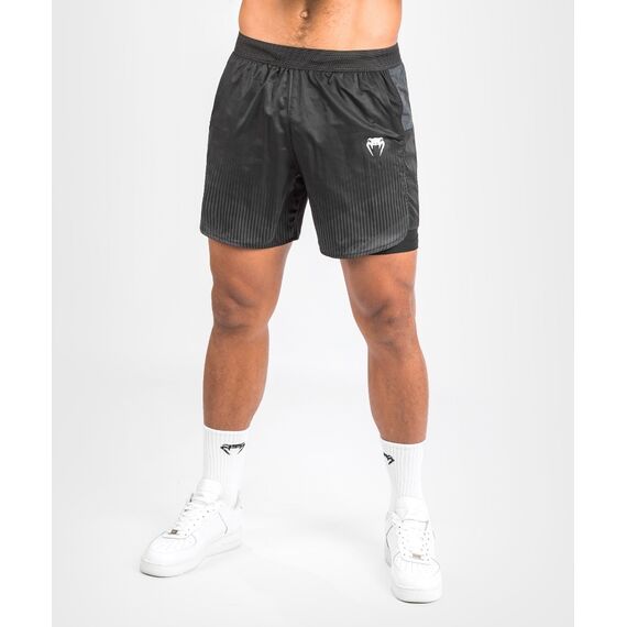 Venum Biomecha 2-In-1 Training Shorts - Black/Grey - XL, Size: XL, Colour: Schwarz, 5 image