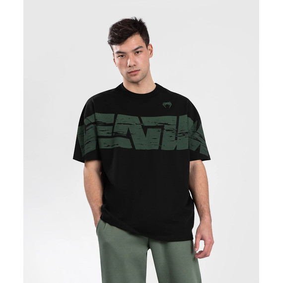Connect XL T-shirt - Black/Green - S, Taglia: S, Colore: Khaki