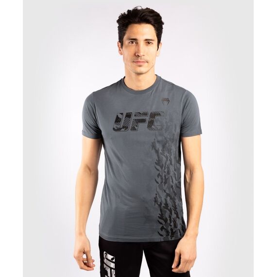 UFC Authentic Fight Week Men's Short Sleeve T-shirt, Colour: Grey, Size: S