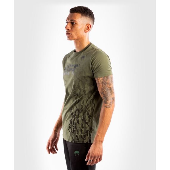 UFC Authentic Fight Week Men's Short Sleeve T-shirt, Colour: Khaki, Size: S, 3 image