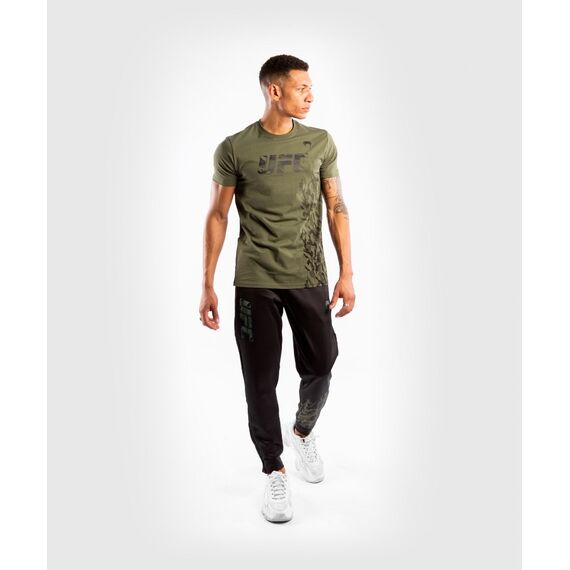 UFC Authentic Fight Week Men's Short Sleeve T-shirt, Colour: Khaki, Size: S, 5 image