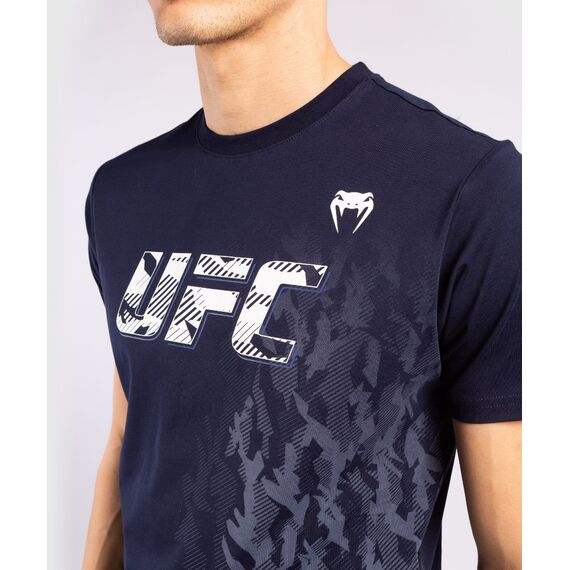 UFC Authentic Fight Week Men's Short Sleeve T-shirt, Colour: Blue, Size: XL, 2 image