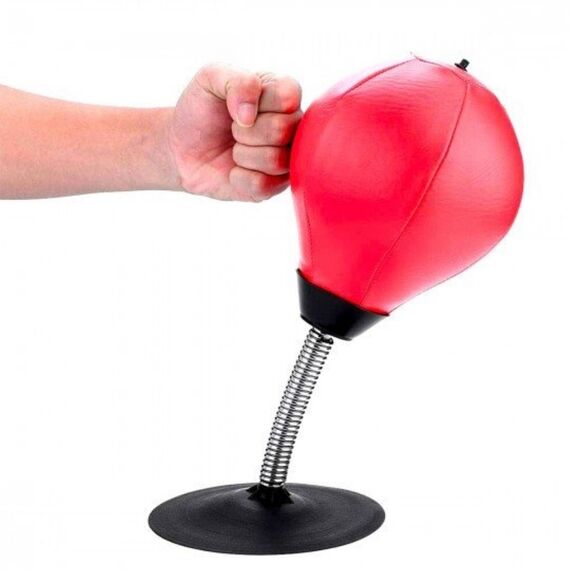 Punching Ball Pour Bureau, Couleur: Rouge, 2 image