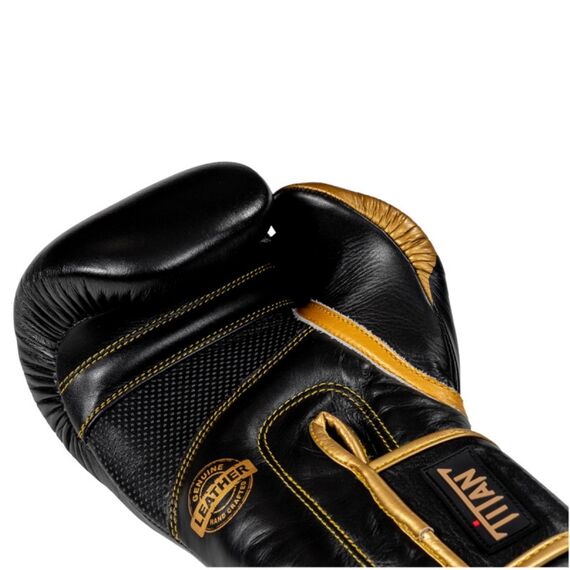 Titan Boxing Gloves, Colour: Gold, OZ: 8oz, 2 image