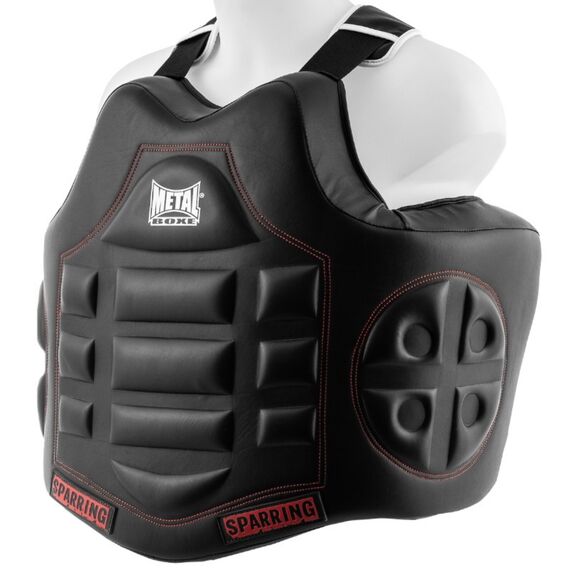 Sparring full bib, Colour: Schwarz