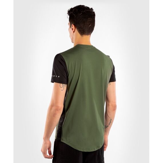 Venum Classic Evo Dry Tech T-shirt - Khaki/Silver - S, Colour: Khaki, Size: S, 2 image