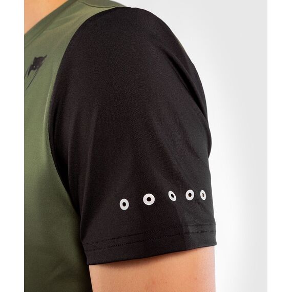 Venum Classic Evo Dry Tech T-shirt - Khaki/Silver - S, Colour: Khaki, Size: S, 8 image