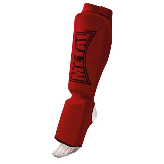 Protege Tibia+Pied Coton Elast. Rouge Xs, Couleur: Rouge, Taille ne pas utiliser: XS