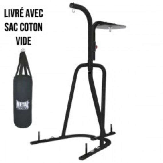 Speed ball platform and heavy bag stand, Colour: Schwarz, 2 image
