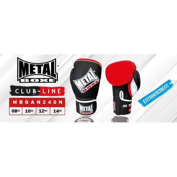 Boxhandschuhe Training Club Line, Farbe: Schwarz, OZ: 10oz, 2 image