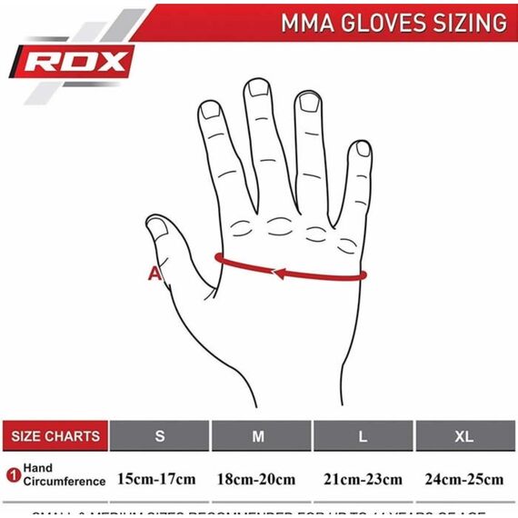 Gants de MMA Sparring T6 Plus, Taille: M, Couleur: Rouge, 2 image