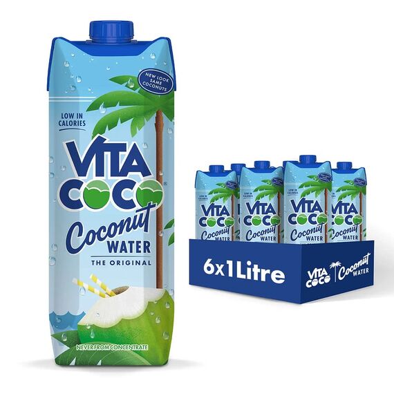 Natural coconut water 1L Vita Coco (set of 6)