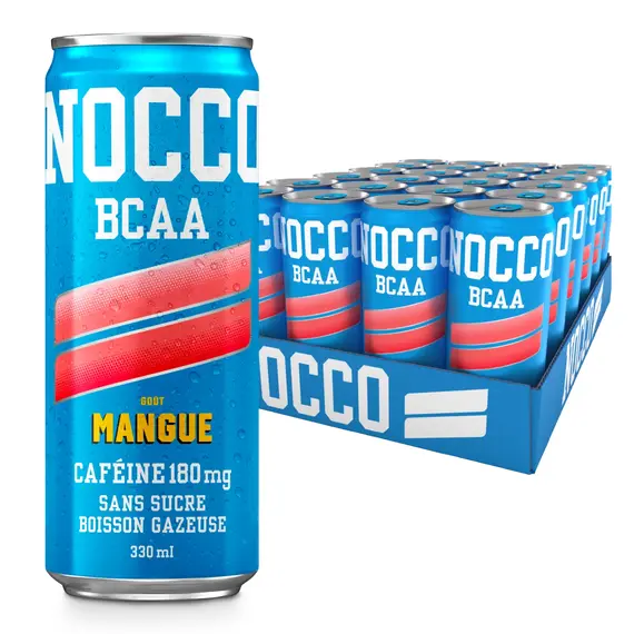 BCAA 330ml Nocco (lot de 24) | Mangue