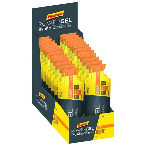 PowerGel Hydro 67ml Powerbar (set of 24) | Naranja