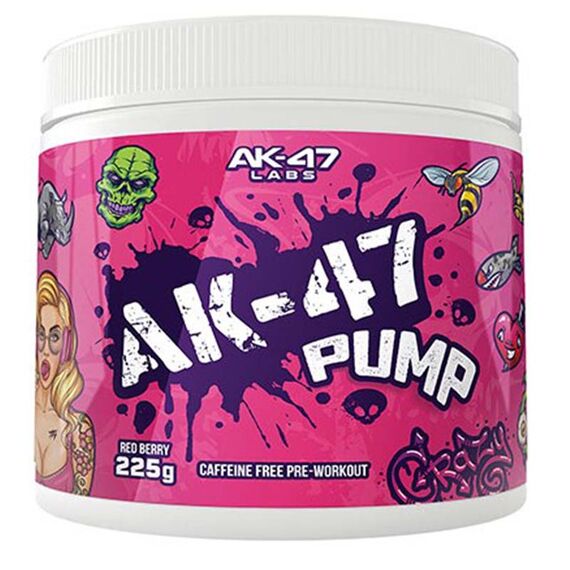 Pre-workout Pump 225g AK-47 LABS | Red fruits