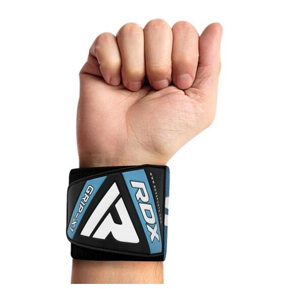 Gym Wrist Wrap W4, Size: S, Colour: Bleu Neon