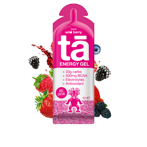 Gels énergétiques avec caféine 40ml Ta Energy (lot de 24) | Fruits rouges, 2 image