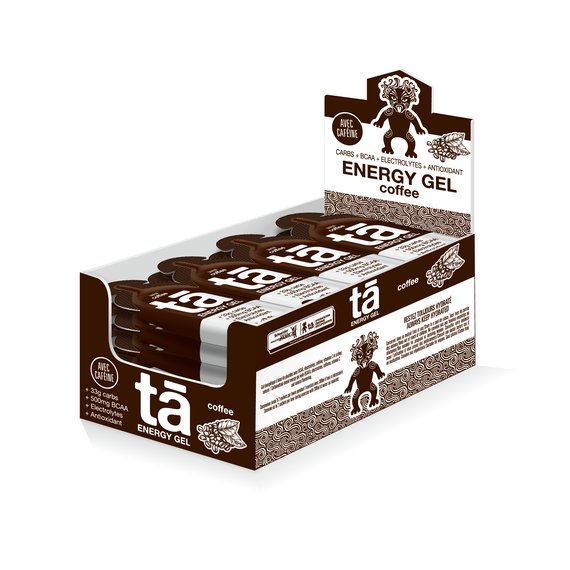 Energy gels with caffeine 40ml Ta Energy (pack of 24) | Coffee