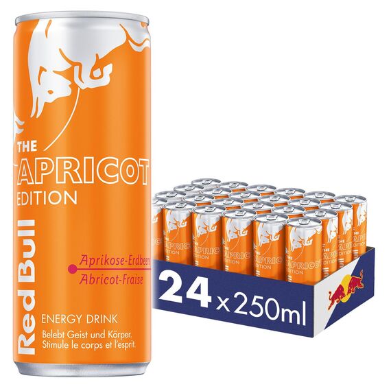 Red Bull Energy Drink Apricot Edition 250ml (pack of 24)