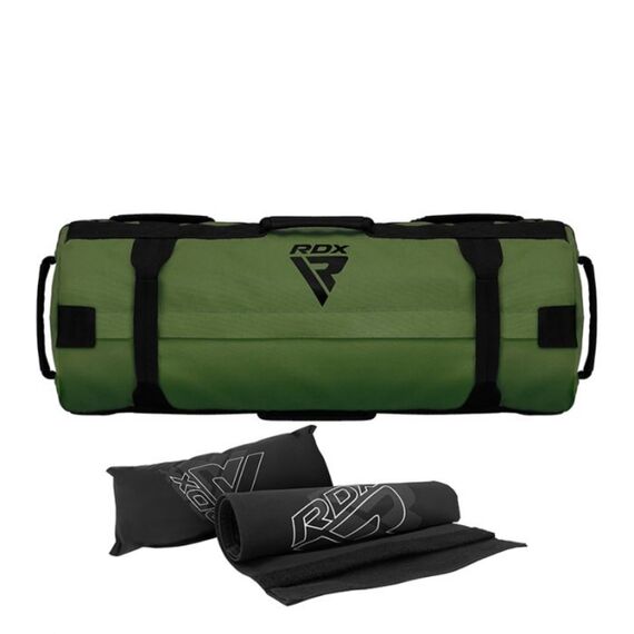 Fitness sand bag (23 to 57 kg), Colour: Khaki, Additional Weight: 57
