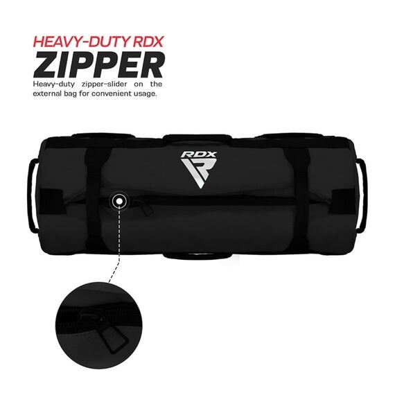 Fitness sand bag (11 to 34 kg), Colour: Schwarz, Additional Weight: 34, 2 image
