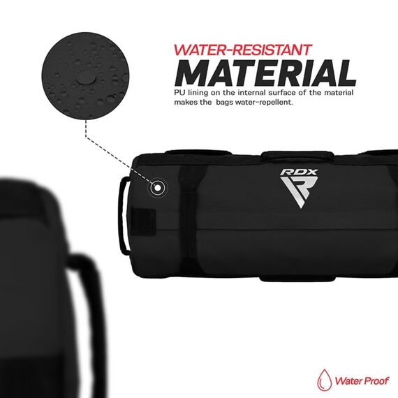 Fitness sand bag (11 to 34 kg), Colour: Schwarz, Additional Weight: 34, 3 image