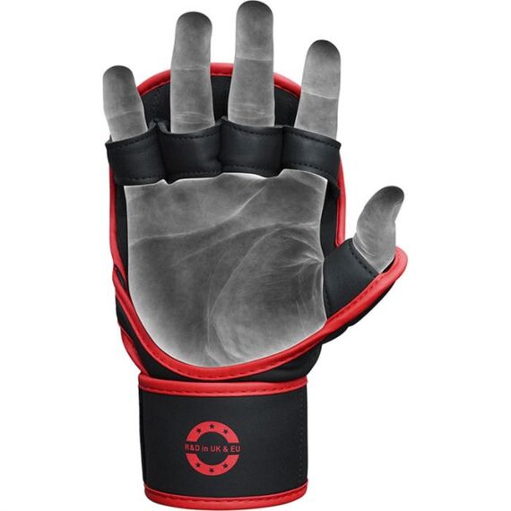 Grappling Gloves Shooter F6 Matte Red Plus-L/XL, Colour: Schwarz, Size: L-XL, 3 image